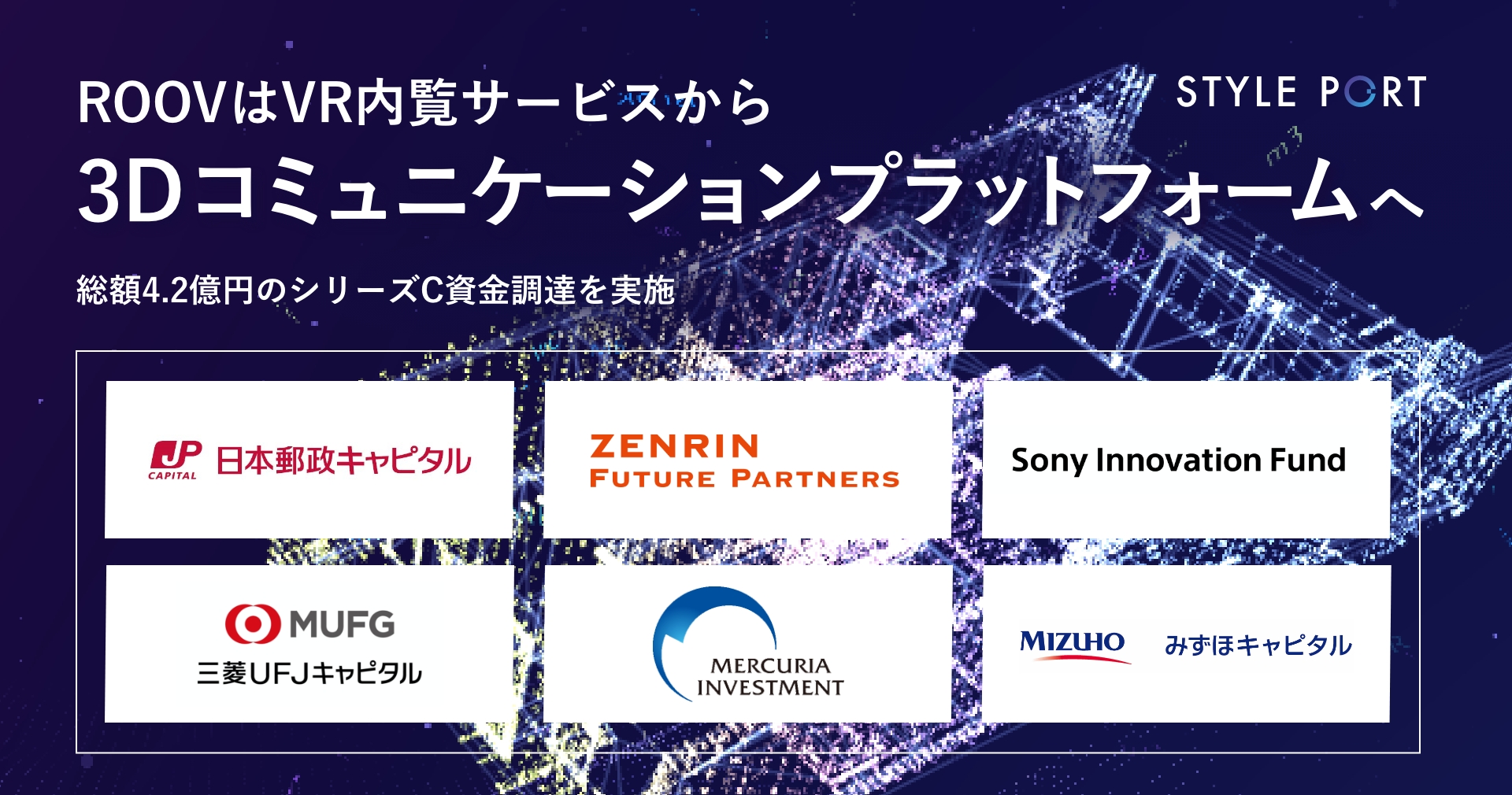 新市場への展開と提供価値領域の拡大に向け総額4.2億円の資金調達を実施 | STYLE PORT Inc.